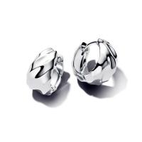 Пандора Сережки Pandora Рифлений маленький обруч 293874C00