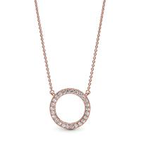 Пандора Кольє Серця Пандора Rose 580515CZ-45