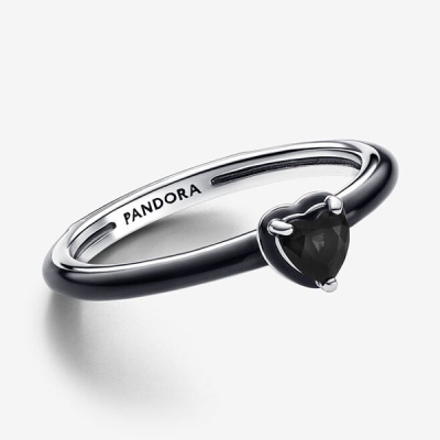 Каблучка Pandora ME Чорне серце