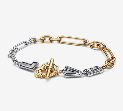 Пандора Браслет у двох кольорах з Т-підвіскою Keith Haring™ x Pandora 562223C01