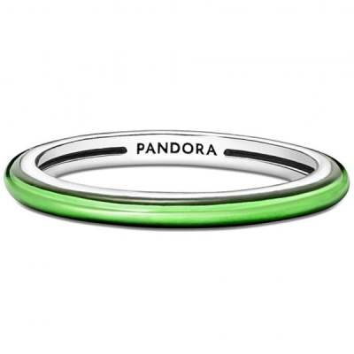 Набірна зелена каблучка Pandora ME
