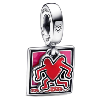 Пандора Шарм-підвіска «Ходяче серце» Keith Haring™ x Pandora 792216C01