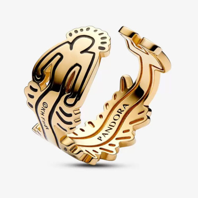 Кільце «Хвиляста фігура» Keith Haring™ x Pandora